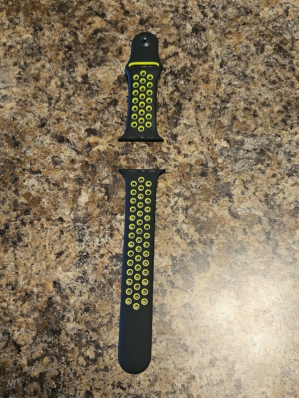 Nike Sport Band 42mm for Apple Watch - Black/Volt